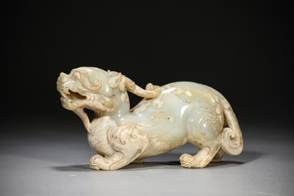 A JADE AUSPICIOUS BEAST