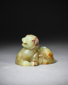 A JADE AUSPICIOUS BEAST