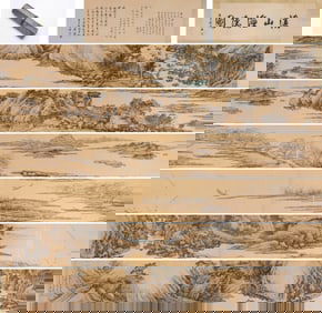 ZHANG DAQIAN (1899-1983), ATTRIBUTED TO, RECLUSIVE FISHERMAN BY MOUNTAIN STREAM