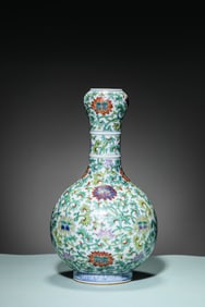 A DOUCAI 'FLORAL' VASE