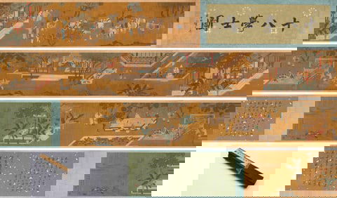 TANG YIN (1470-1524), ATTRIBUTED TO, EIGHTEEN SCHOLARS