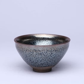 A JIAN 'OIL-SPOT' TEA BOWL