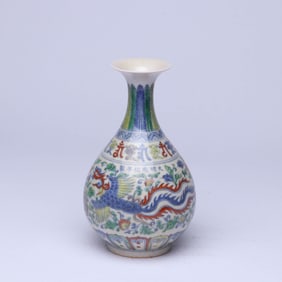 A WUCAI 'PHOENIX AMONG FLOWERS' YUHUCHUNPING