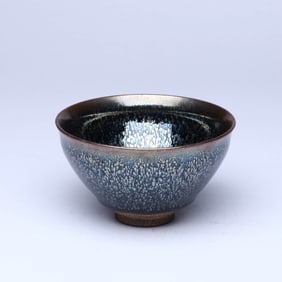 A JIAN 'OIL-SPOT' TEA BOWL