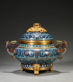 A CLOISONNé ENAMEL CENSER