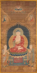 GU KAIZHI (344-406), ATTRIBUTED TO, BUDDHA