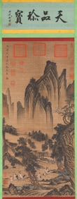 GUO XI (1020-1090), ATTRIBUTED TO, LANDSCAPE WITH FIGURES