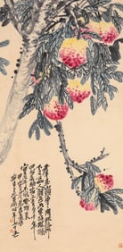 WU CHANGSHUO (1844-1927), ATTRIBUTED TO, PEACHES