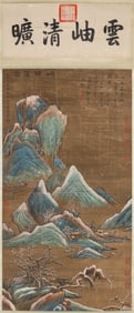 JING HAO (ACT. 10TH CENTURY), ATTRIBUTED TO, SNOW ON REEDS AT DONG PASS