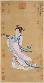 TANG YIN (1470-1524), ATTRIBUTED TO, LADIES OF THE COURT