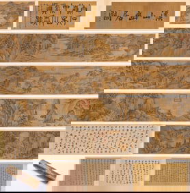 SHEN ZHOU (1427-1509), ATTRIBUTED TO, SECLUDED DWELLING BY MOUNTAIN STREAM