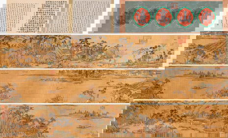 WEN ZHENGMING (1470-1559), ATTRIBUTED TO, NOBLE RECLUSE BY LAKE AND MOUNTAIN