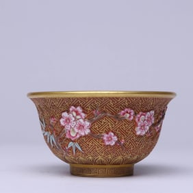 A FAMILLE ROSE 'FLOWERS' BOWL