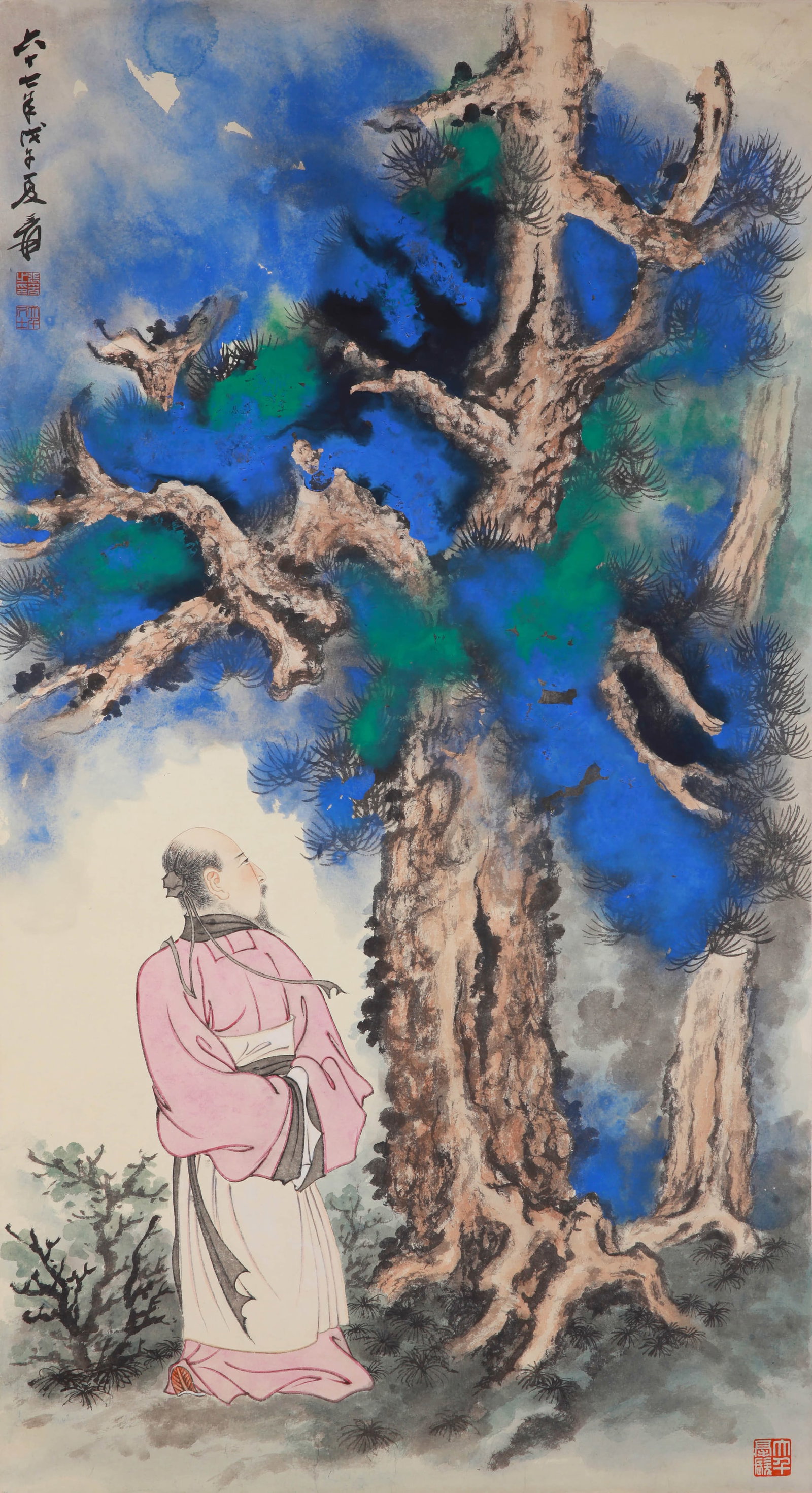 ZHANG DAQIAN (1899-1983), ATTRIBUTED TO, SCHOLAR (1 of 7)