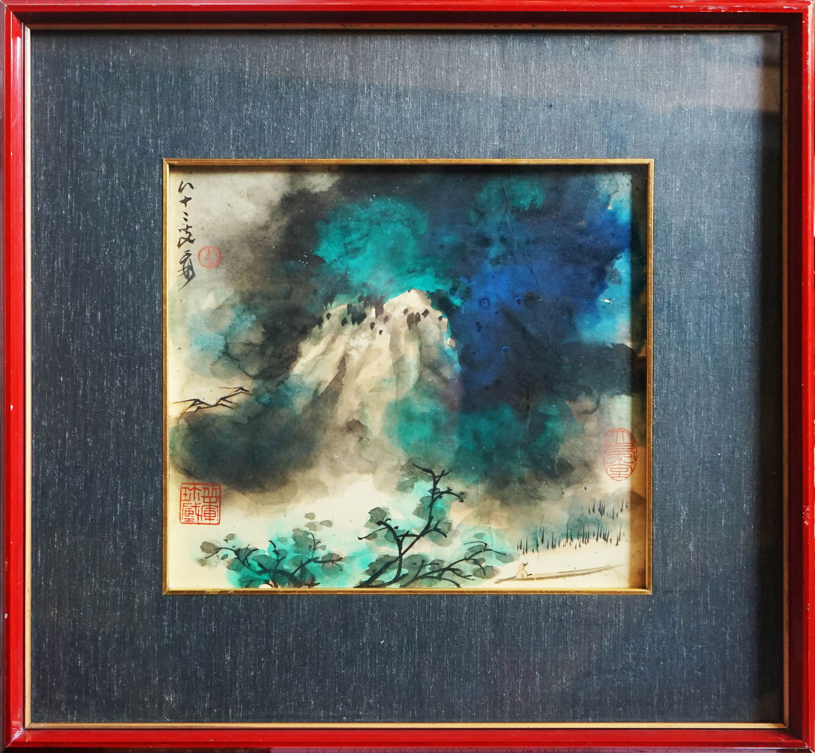 ZHANG DAQIAN (1899-1983), ATTRIBUTED TO, SPLASHED-COLOR LANDSCAPE (1 of 6)