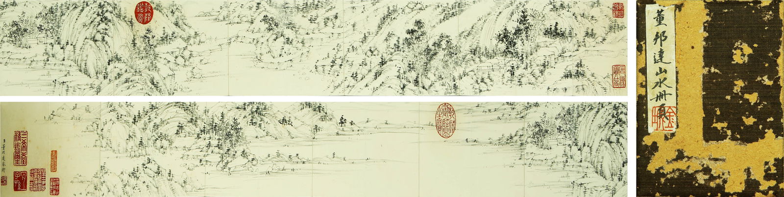 DONG BANGDA (1699-1769), ATTRIBUTED TO, LANDSCAPE: DONG BANGDA (1699-1769), ATTRIBUTED TO, LANDSCAPE Dimensions: Width: 12 cm (4.72 in.) x Height: 186 cm (73.23 in.). All measurements are approximate.