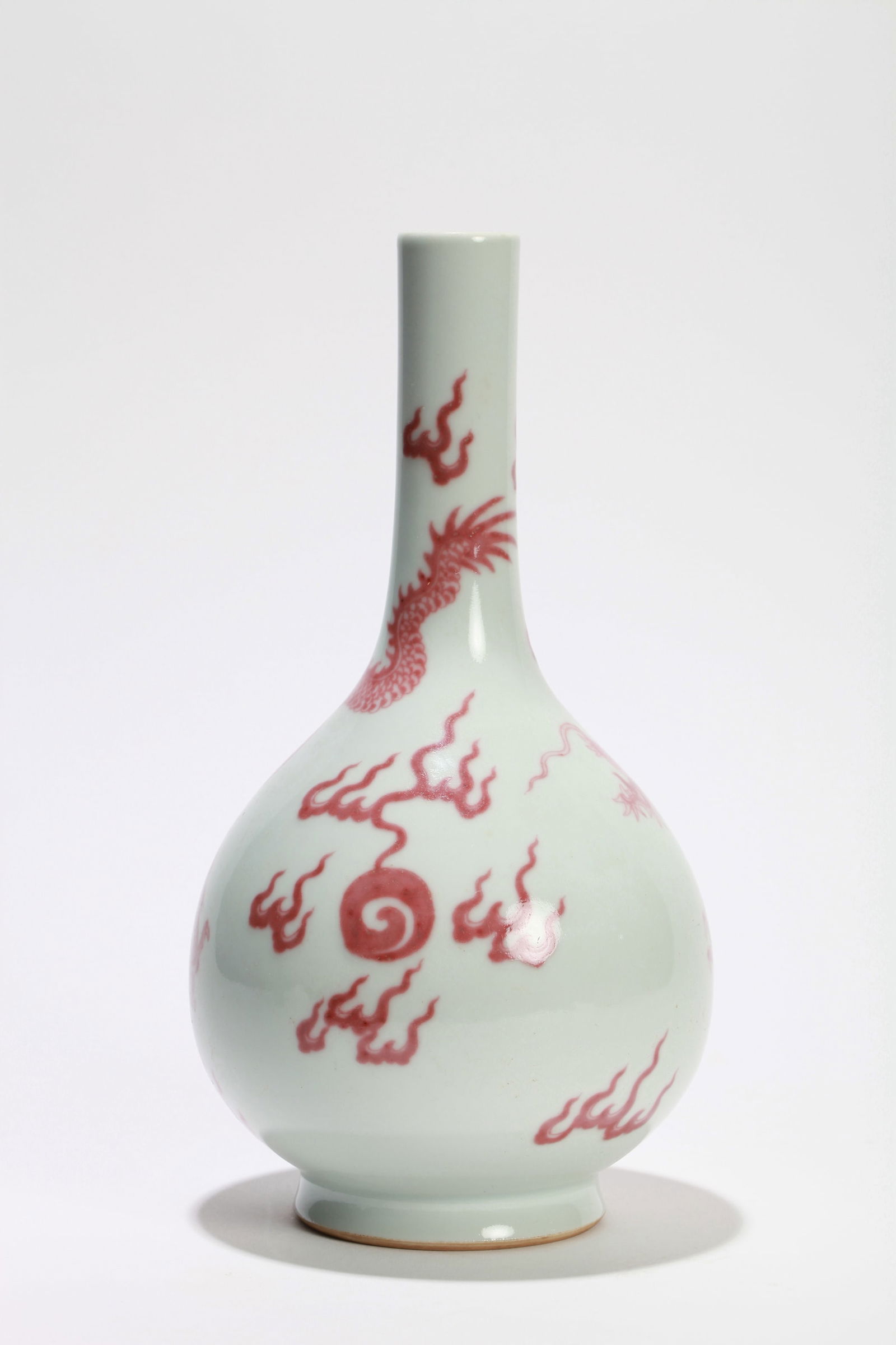 A COPPER-RED 'DRAGON' VASE - 8