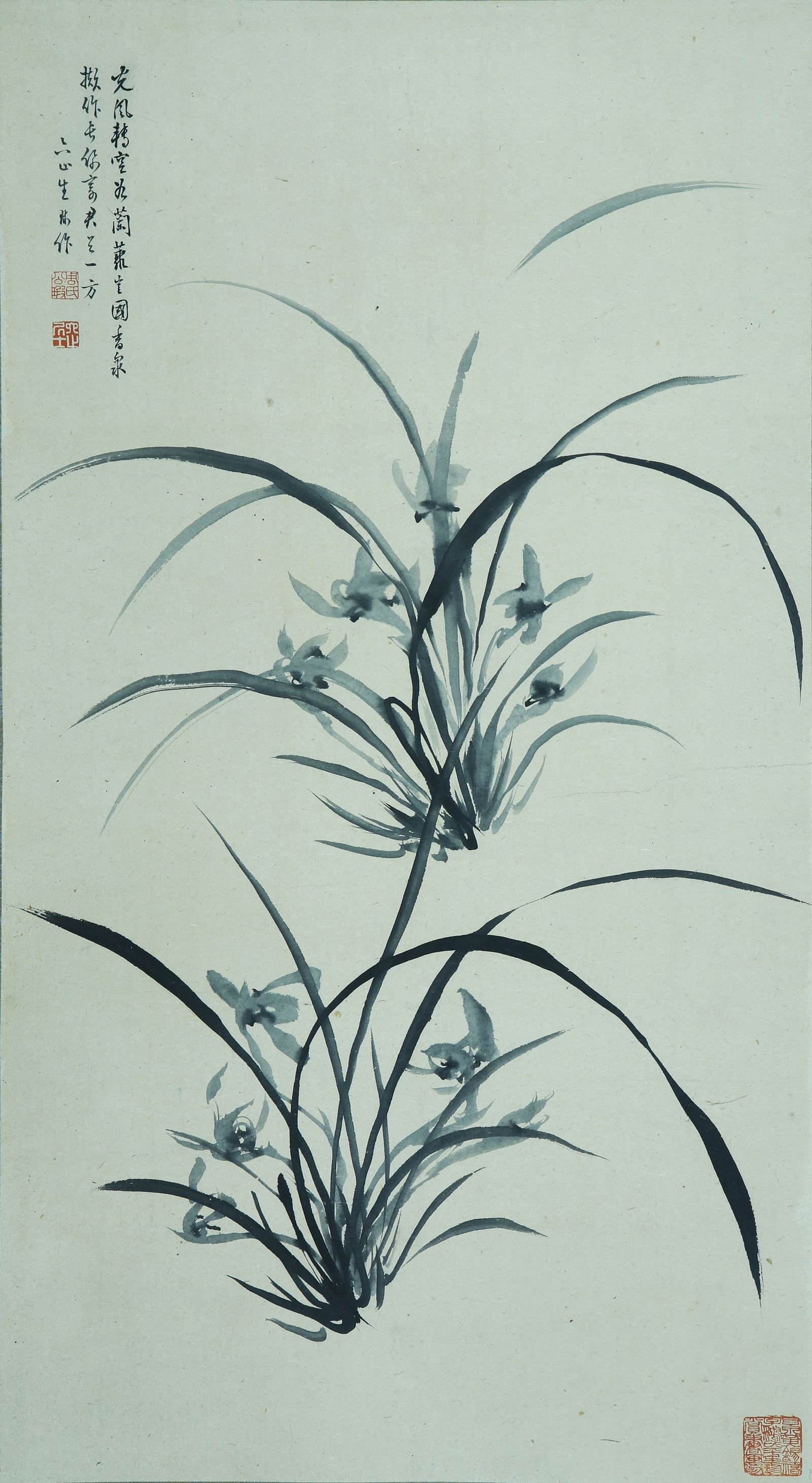 ZHOU TIANQIU (1514-1595), ATTRIBUTED TO, ORCHID (1 of 7)