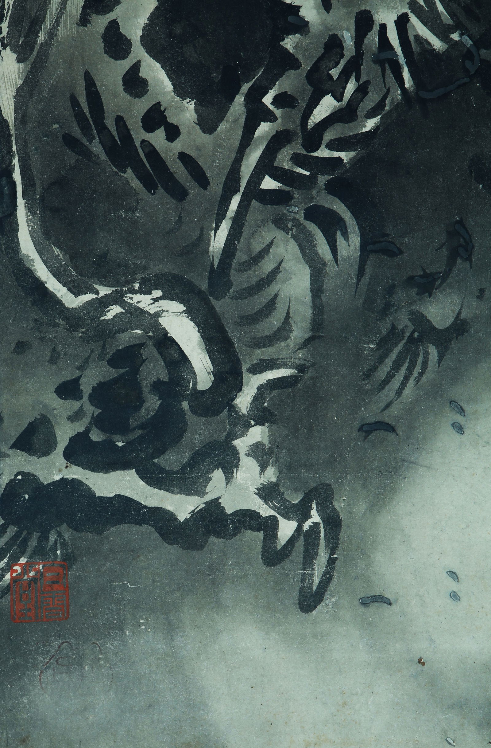 CHEN RONG (DATES UNKNOWN), ATTRIBUTED TO, INK DRAGON - 5