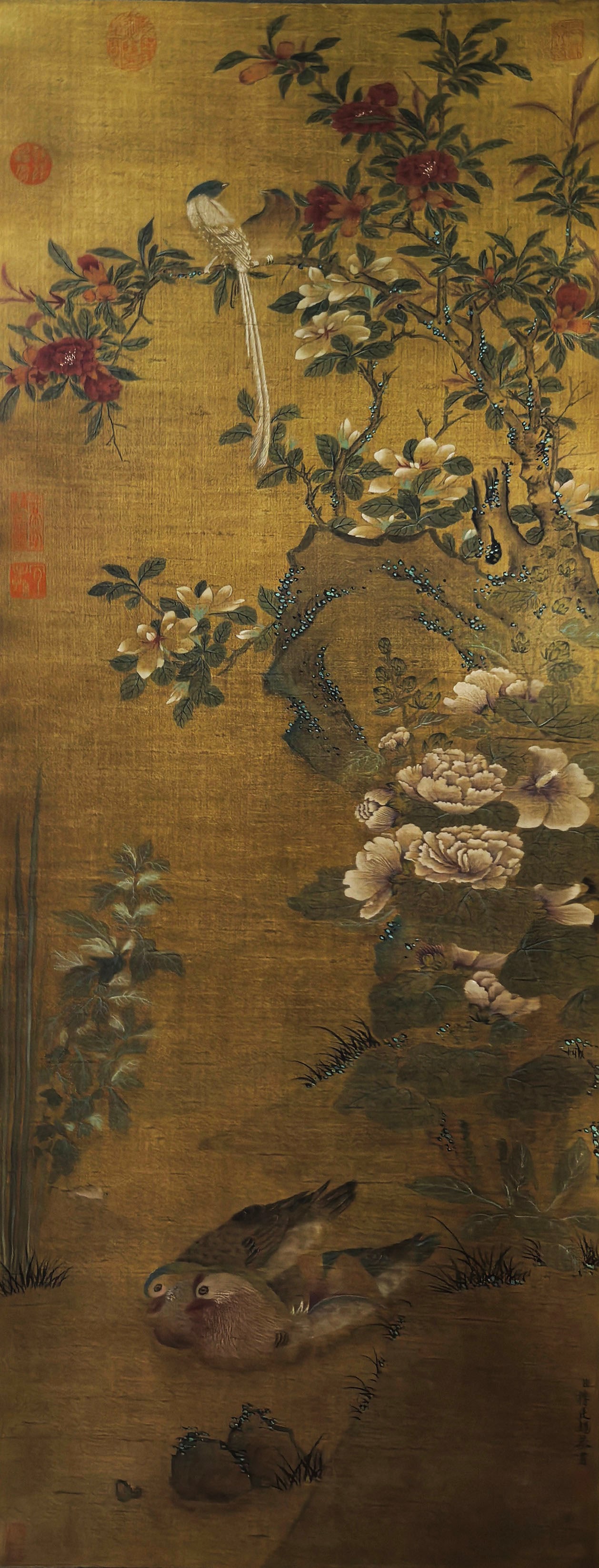 JIANG TINGXI (1669-1732), ATTRIBUTED TO, FLOWER AND BIRD (1 of 6)