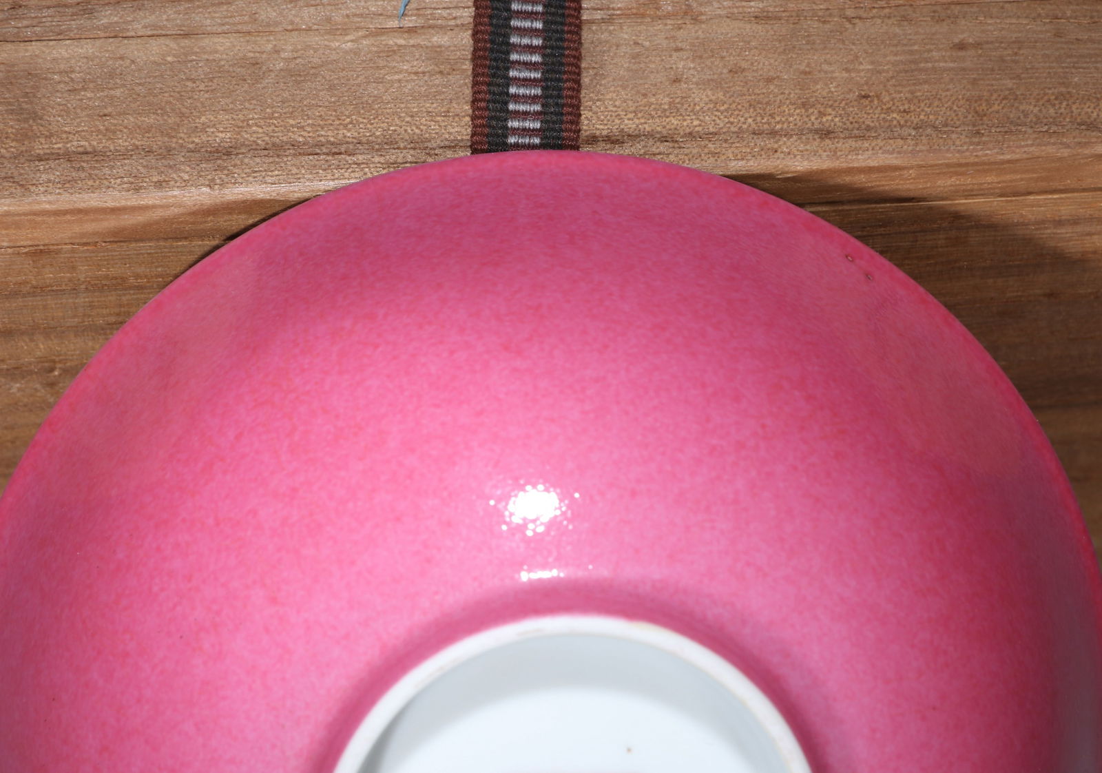 A RUBY RED-GLAZED BOWL - 3