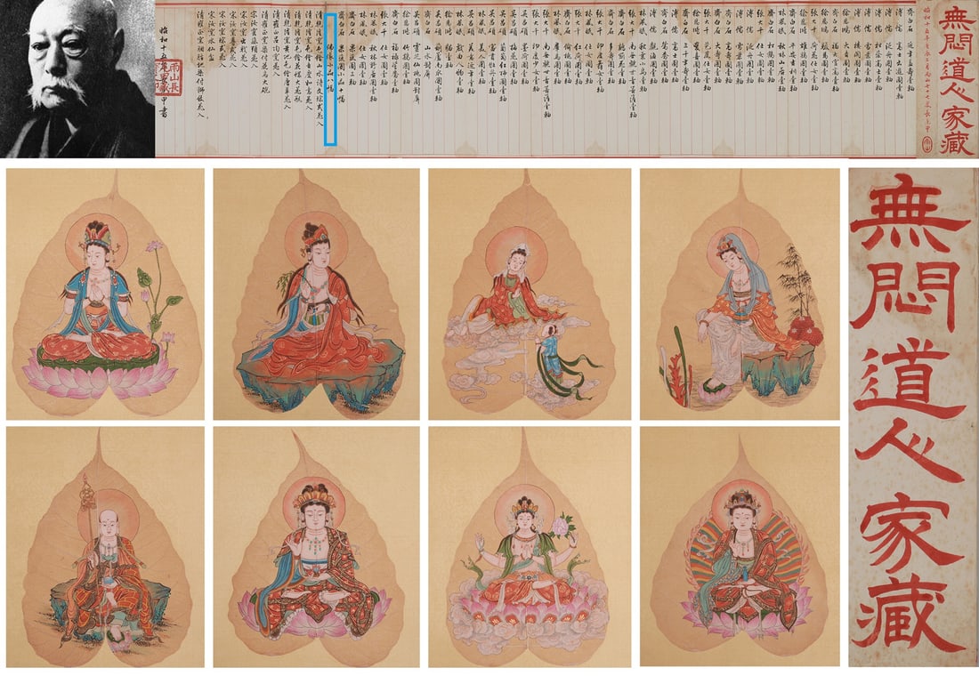 ANONYMOUS, ATTRIBUTED TO, BUDDHA (EIGHT SMALL PAINTINGS): ANONYMOUS, ATTRIBUTED TO, BUDDHA (EIGHT SMALL PAINTINGS) Height: 28 cm (11.02 in.). All measurements are approximate.