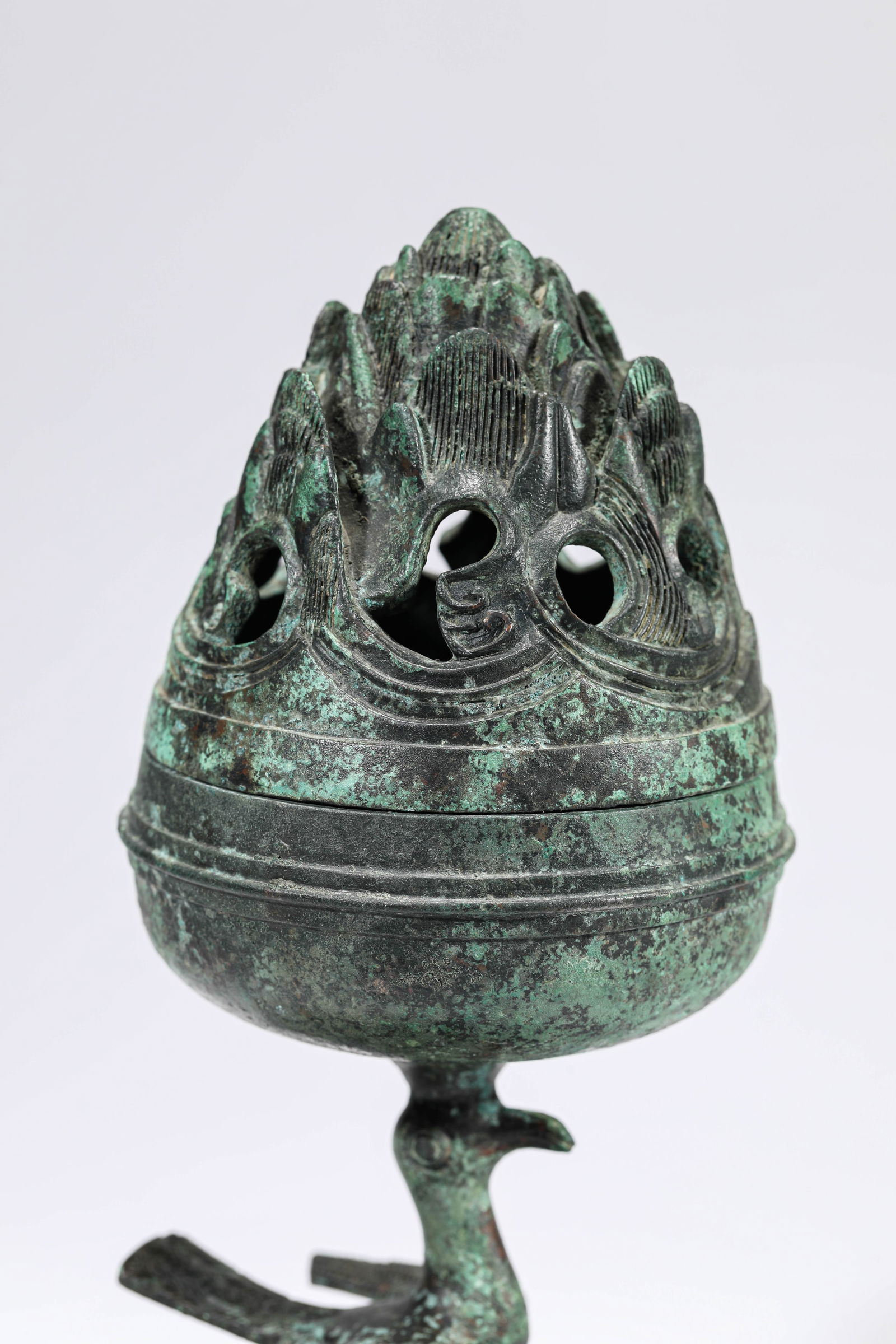 A BRONZE CENSER - 6