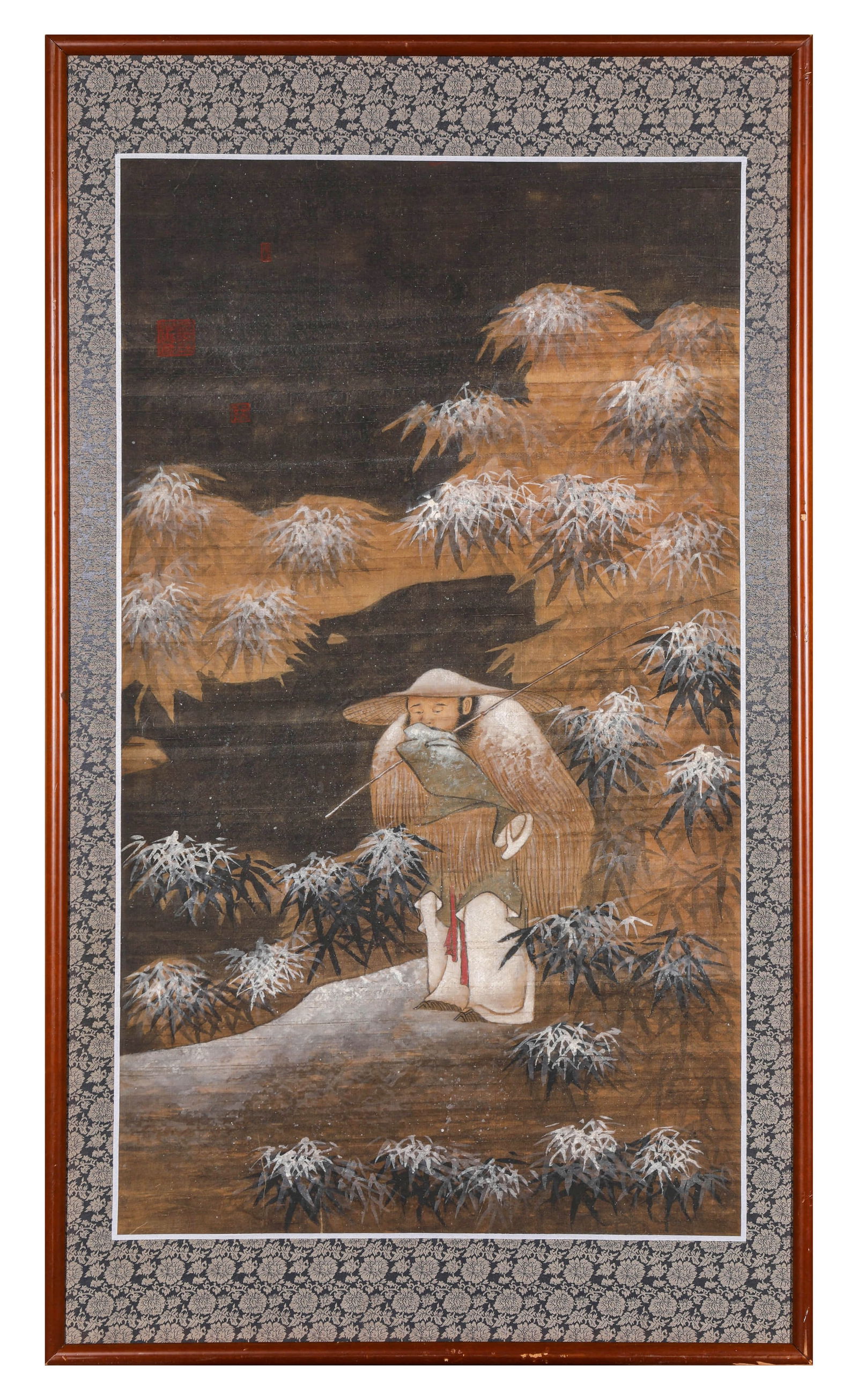 EMPEROR HUIZONG (1082-1135), ATTRIBUTED TO, FIGURES: EMPEROR HUIZONG (1082-1135), ATTRIBUTED TO, FIGURES Dimensions: Width: 52.0 cm (20.47 in) x Height: 90.0 cm (35.43 in). All measurements are approximate.