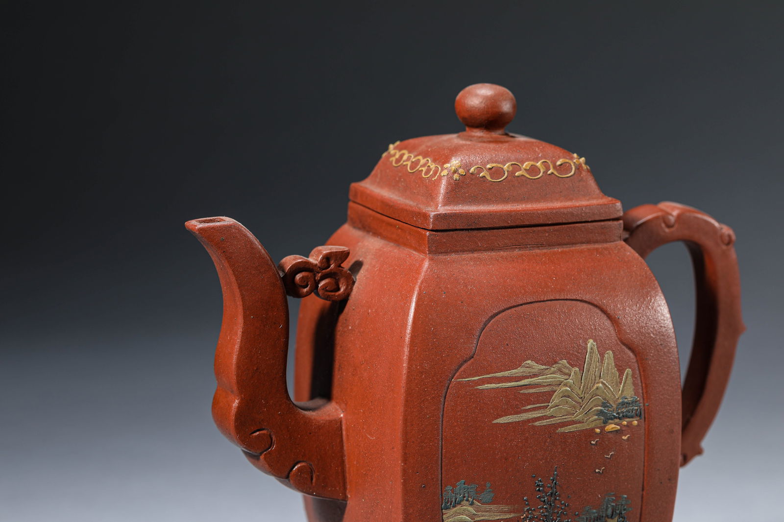 A YIXING TEAPOT - 3