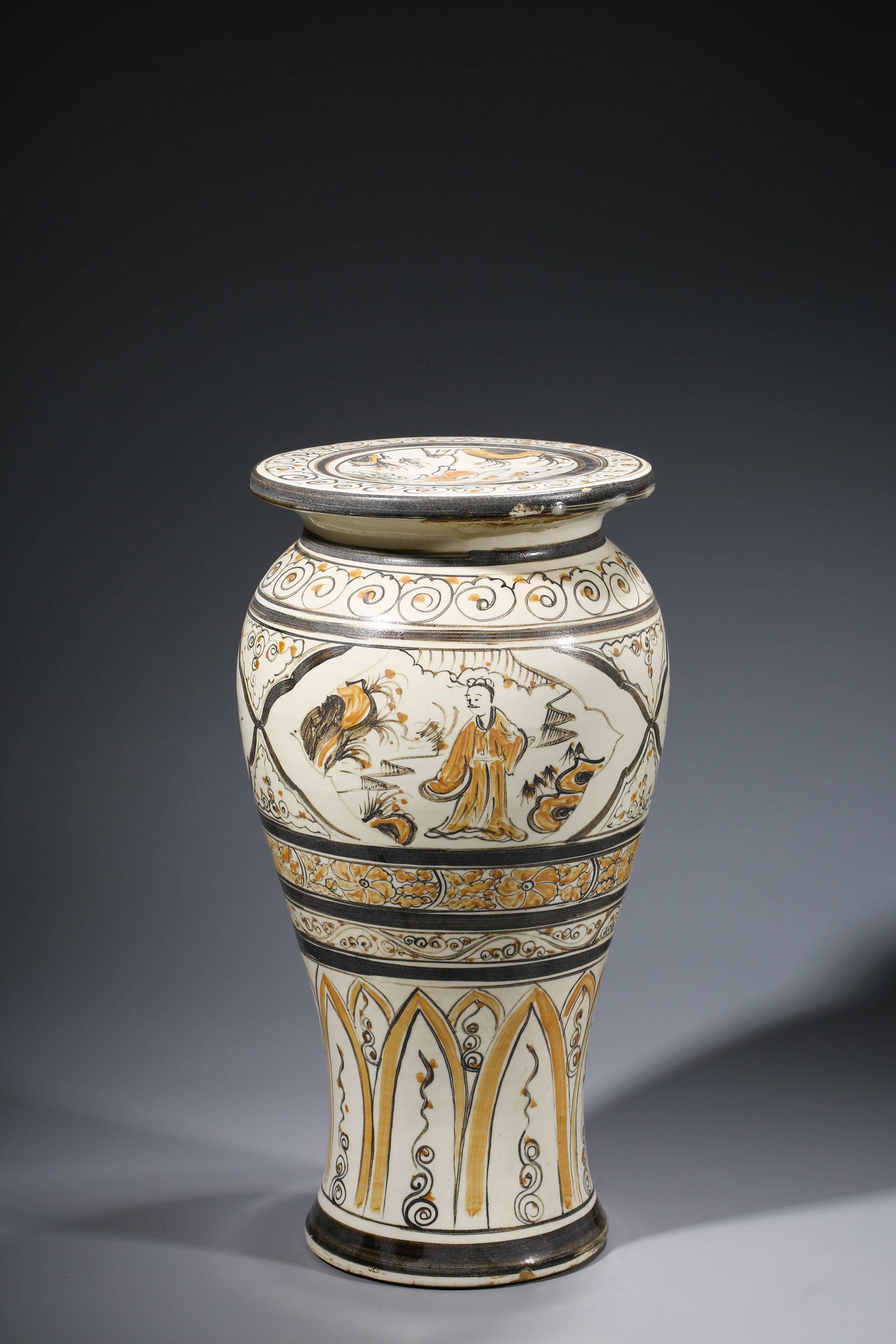 A CIZHOU-TYPE STOOL - 2