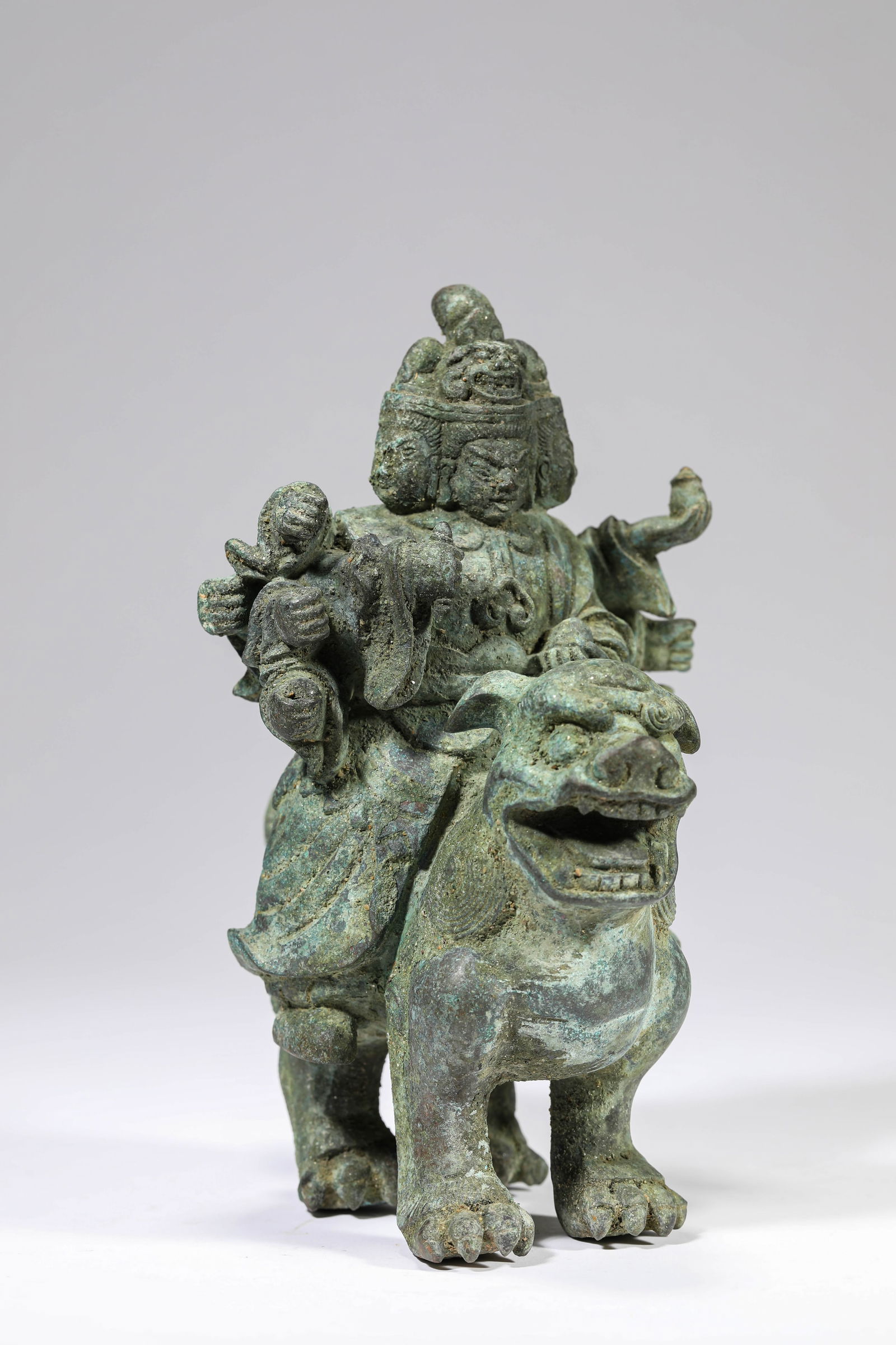 A BRONZE FIGURE OF BUDDHA (1 of 5)