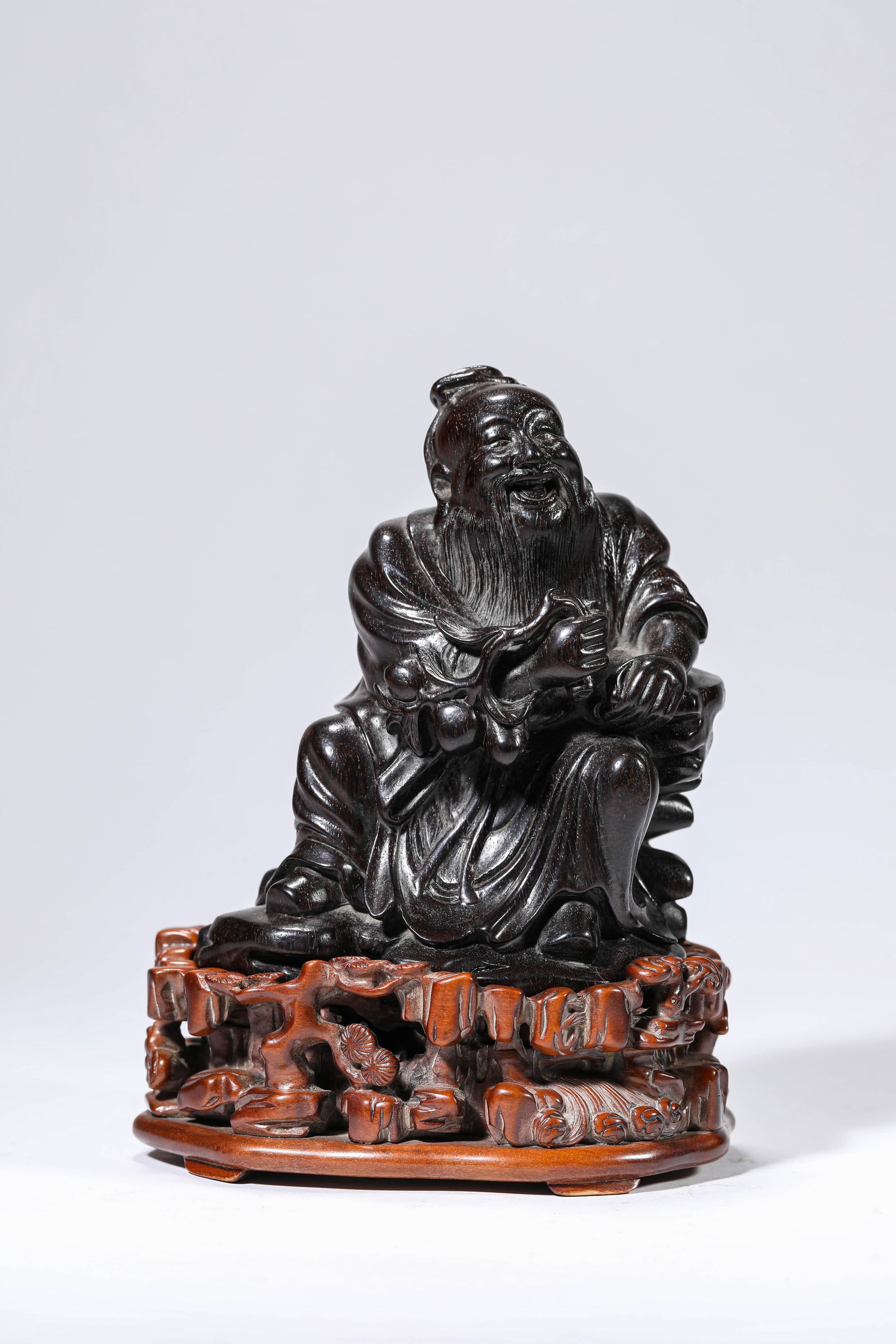 A WOOD 'FIGURAL' CARVING (1 of 7)