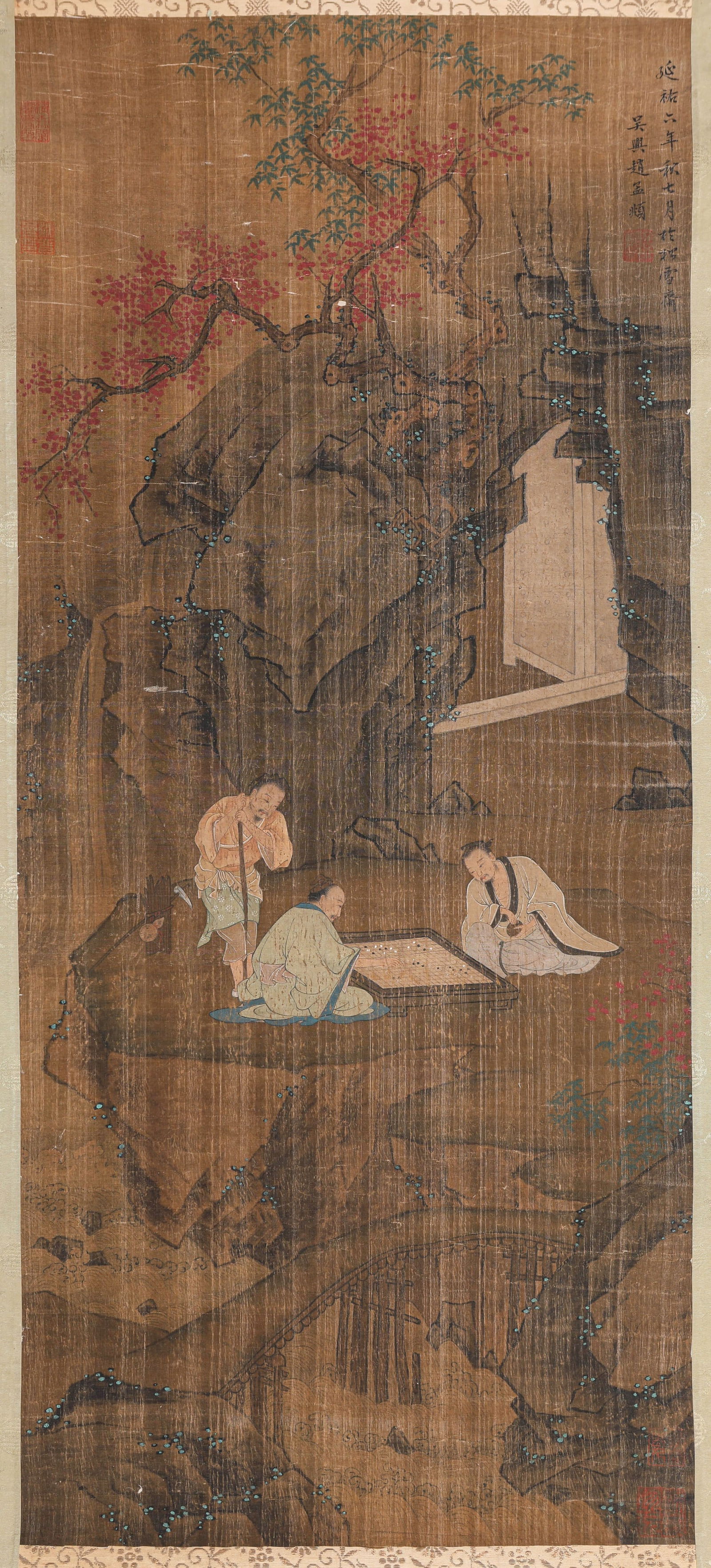ZHAO MENGFU (1254-1322), ATTRIBUTED TO, PLAYING WEIQI (1 of 6)