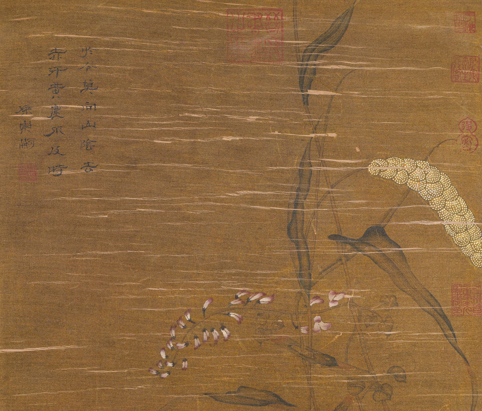 XU CHONGSI (ACT. 10TH CENTURY), ATTRIBUTED TO, FLOWER-AND-BIRD: XU CHONGSI (ACT. 10TH CENTURY), ATTRIBUTED TO, FLOWER-AND-BIRD Dimensions: Width: 39.0 cm (15.35 in) x Height: 108.0 cm (42.52 in). All measurements are approximate.