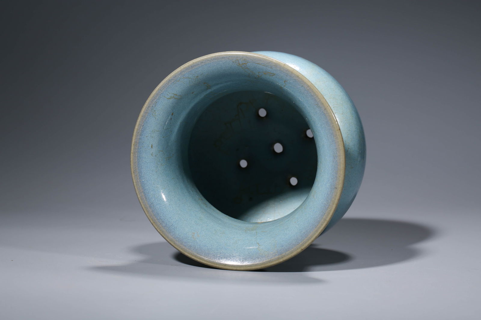 A JUN-TYPE FLOWER POT - 4