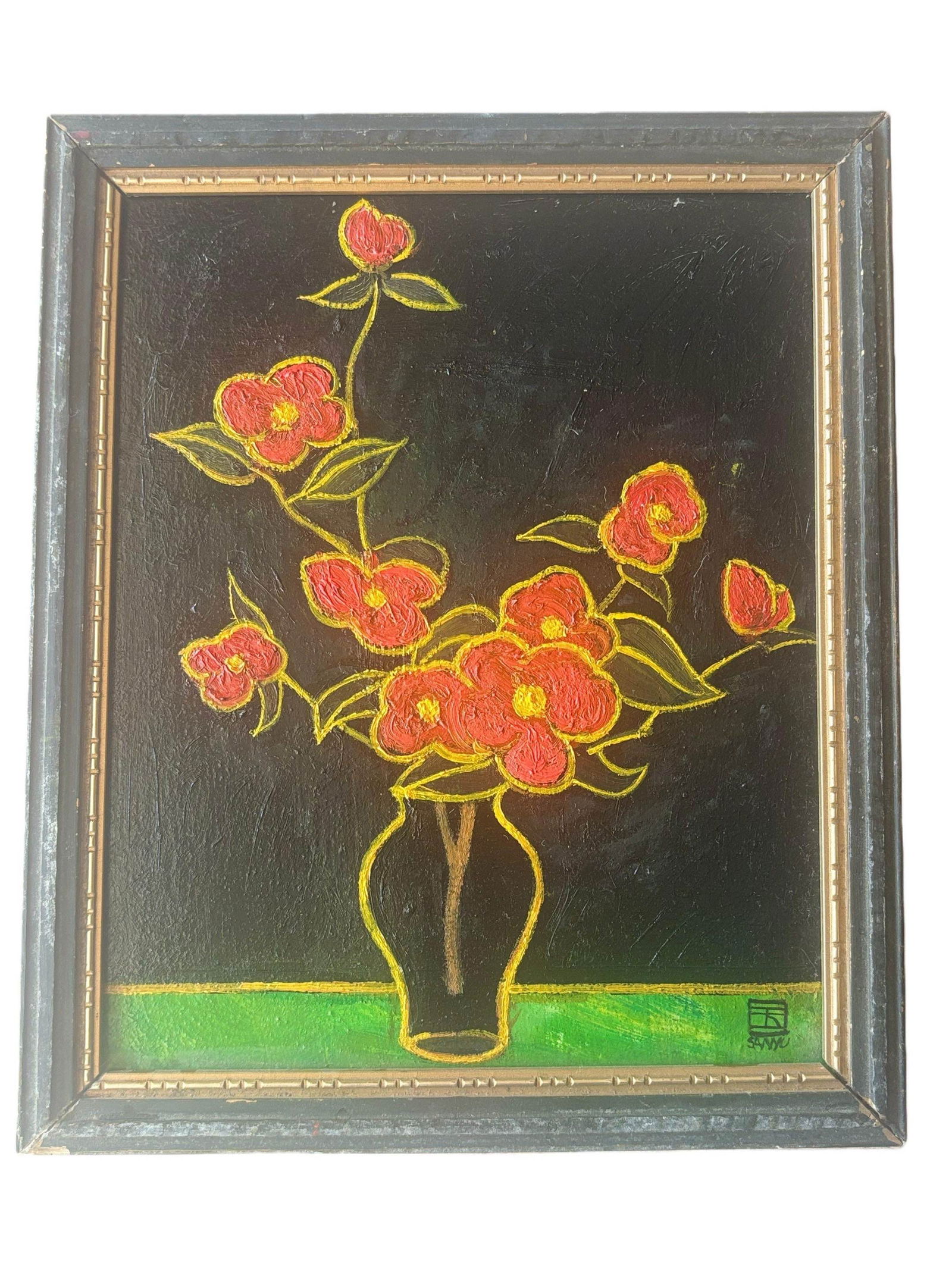 SANYU (1901-1966), ATTRIBUTED TO, OIL ON CANVAS: Dimensions: Width: 20 cm (7.87 in.) x Height: 24 cm (9.45 in.). All measurements are approximate.