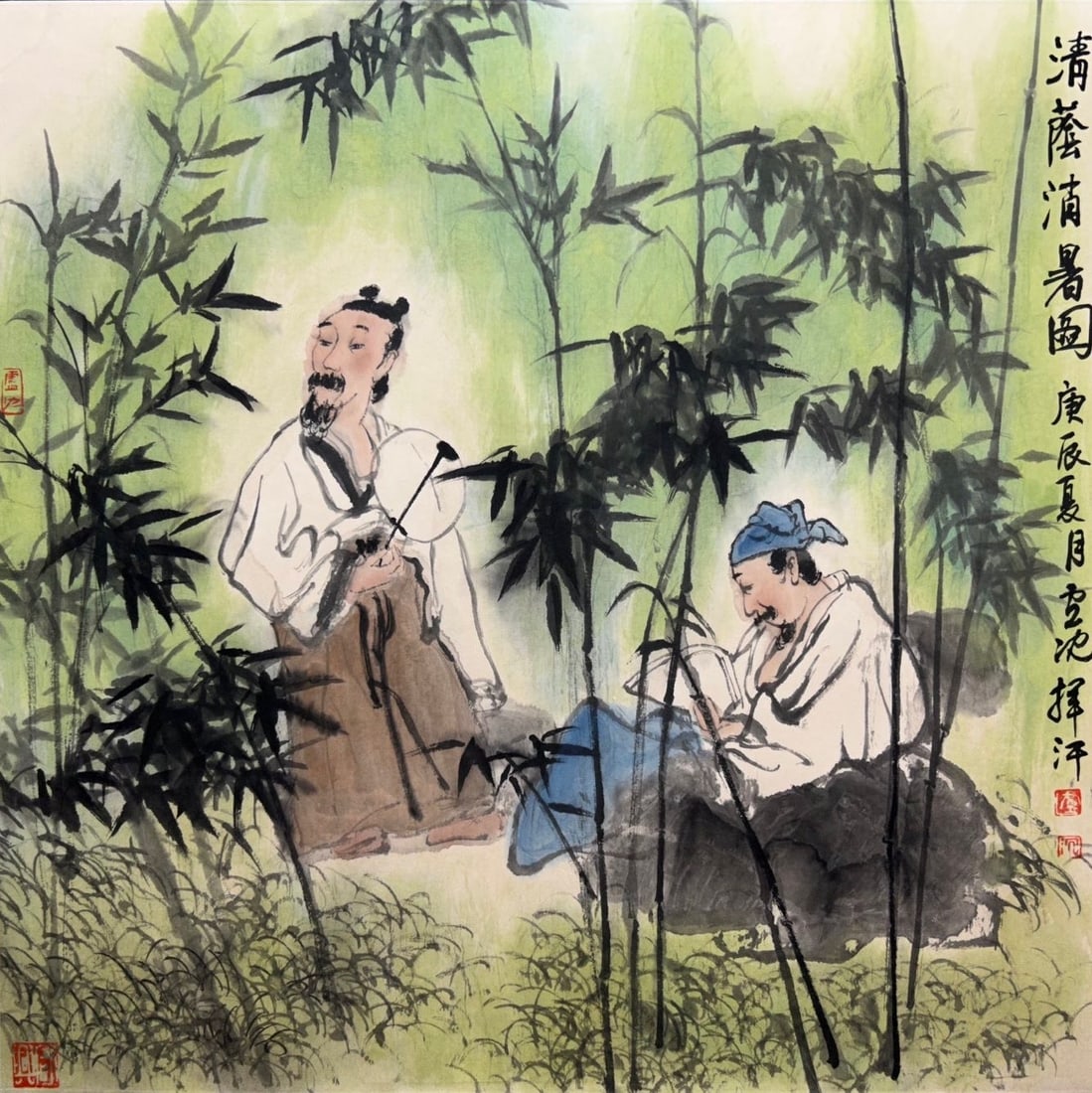 LU CHEN (1935-2004), ATTRIBUTED TO, FIGURE: Dimensions: Width: 67 cm (26.38 in.) x Height: 68 cm (26.77 in.). All measurements are approximate.