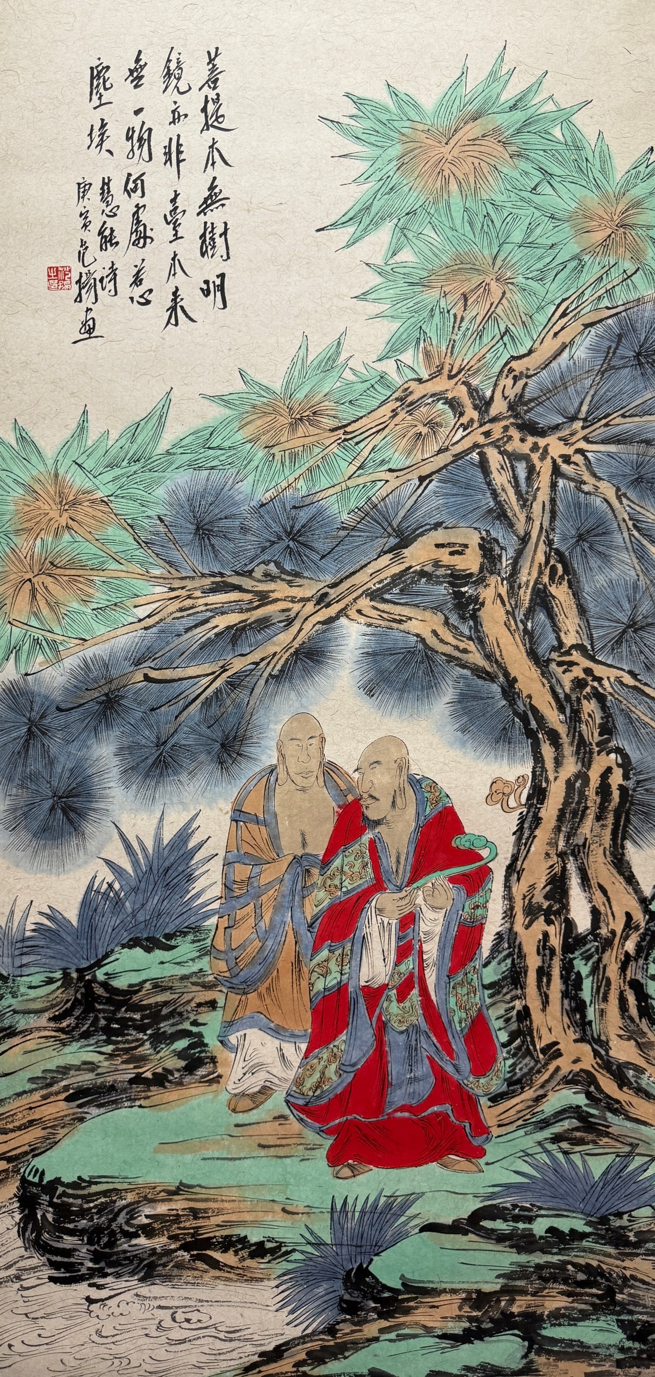 FAN YANG (B. 1955), ATTRIBUTED TO, ARHAT (1 of 9)