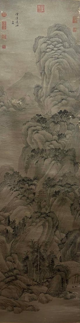 WANG JIAN (1598-1677), ATTRIBUTED TO, LANDSCAPE (1 of 9)