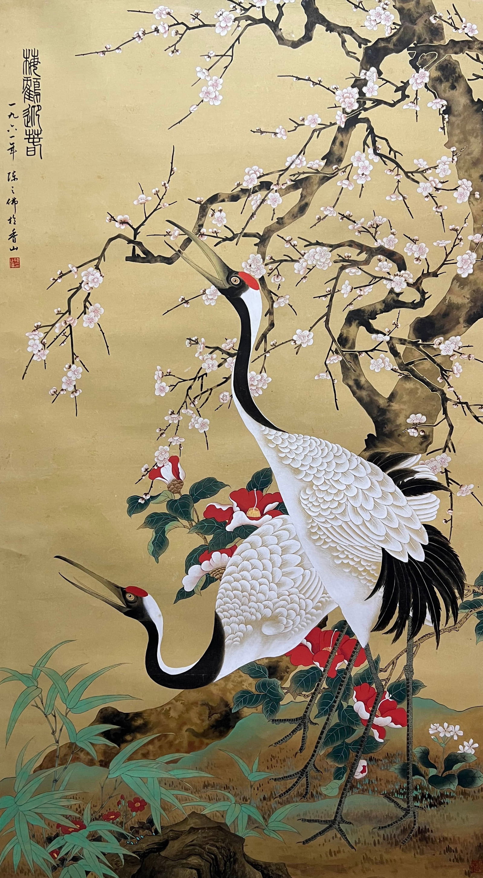 CHEN ZHIFO (1896-1962), ATTRIBUTED TO, CRANE (1 of 9)