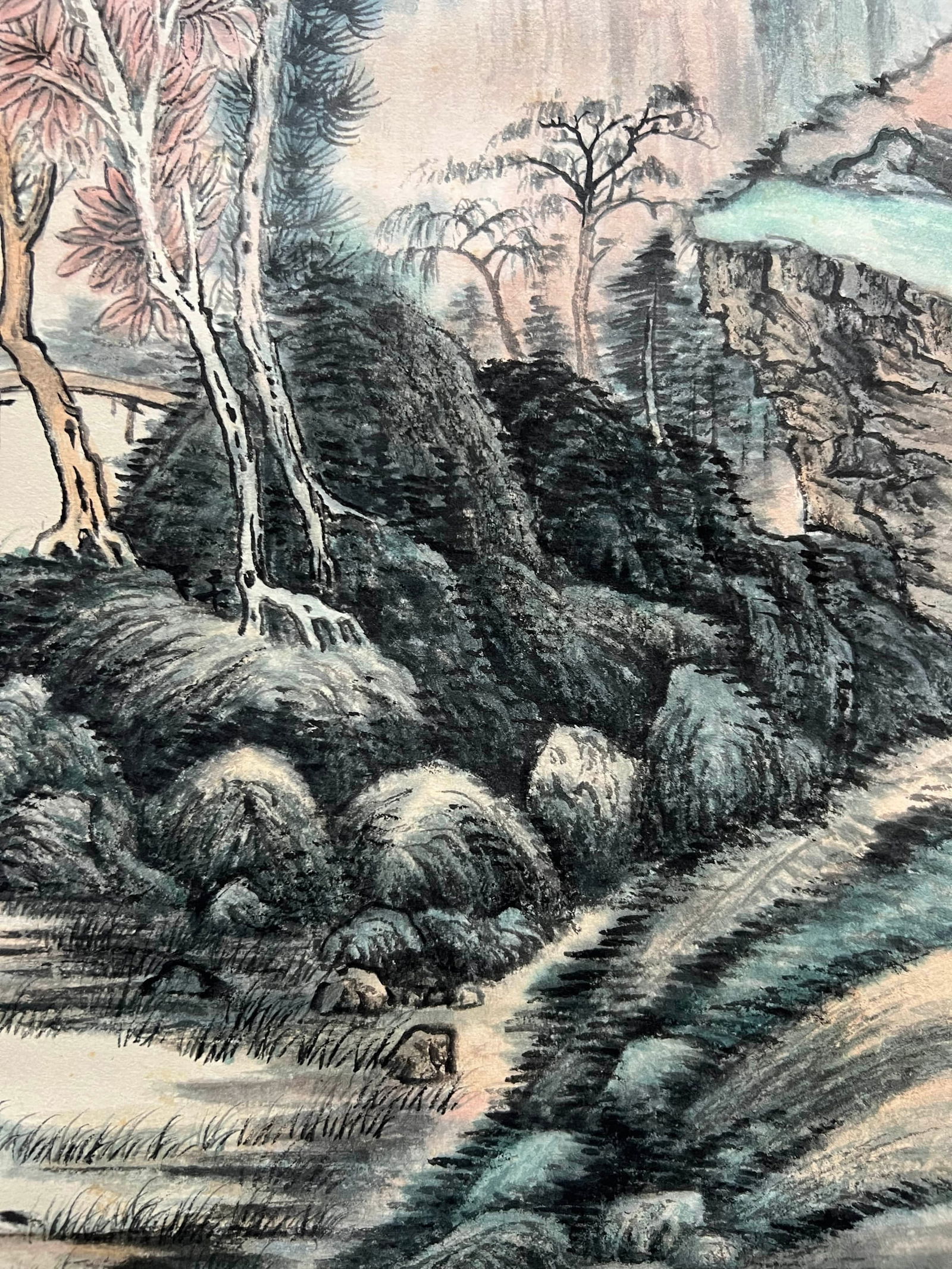 QI KUN (DATES UNKNOWN), ATTRIBUTED TO, LANDSCAPE - 7