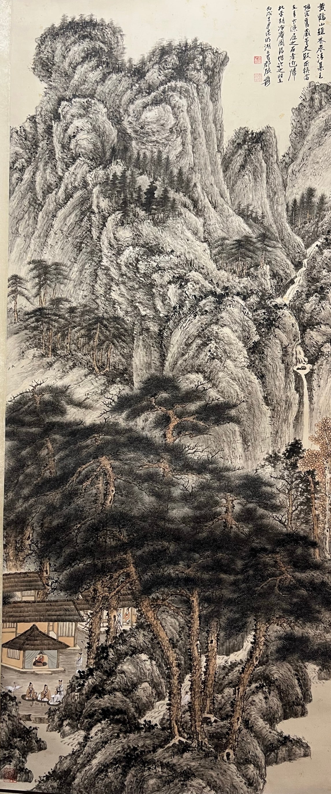 ZHANG DAQIAN (1899-1983), ATTRIBUTED TO, LANDSCAPE: Dimensions: Width: 172 cm (67.72 in.) x Height: 72 cm (28.35 in.). All measurements are approximate.
