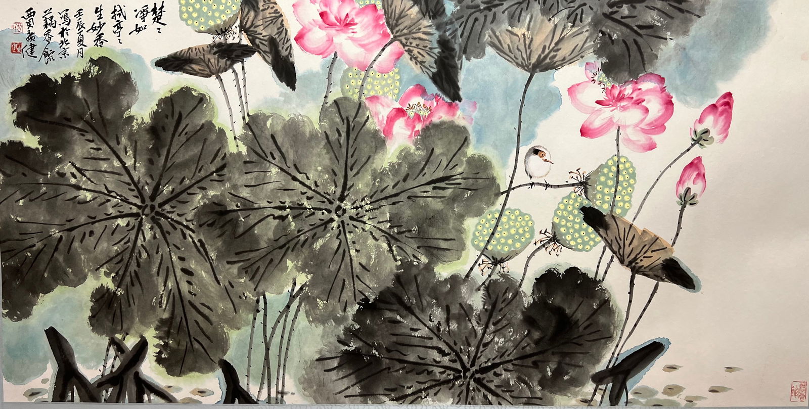 JIA GUANGJIAN (B. 1964), ATTRIBUTED TO, LOTUS (1 of 9)