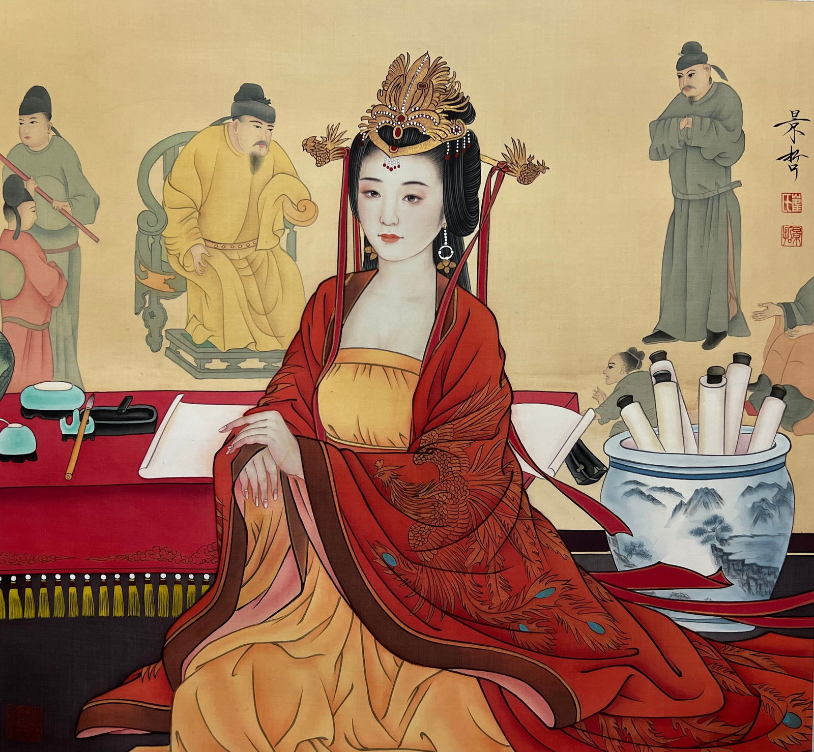 CUI JINGZHE (B. 1980), ATTRIBUTED TO, FIGURE (1 of 9)