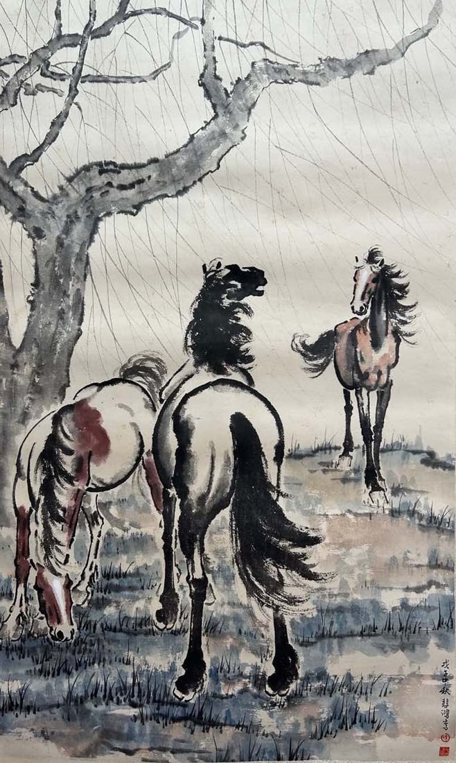 XU BEIHONG (1895-1953), ATTRIBUTED TO, HORSE (1 of 9)