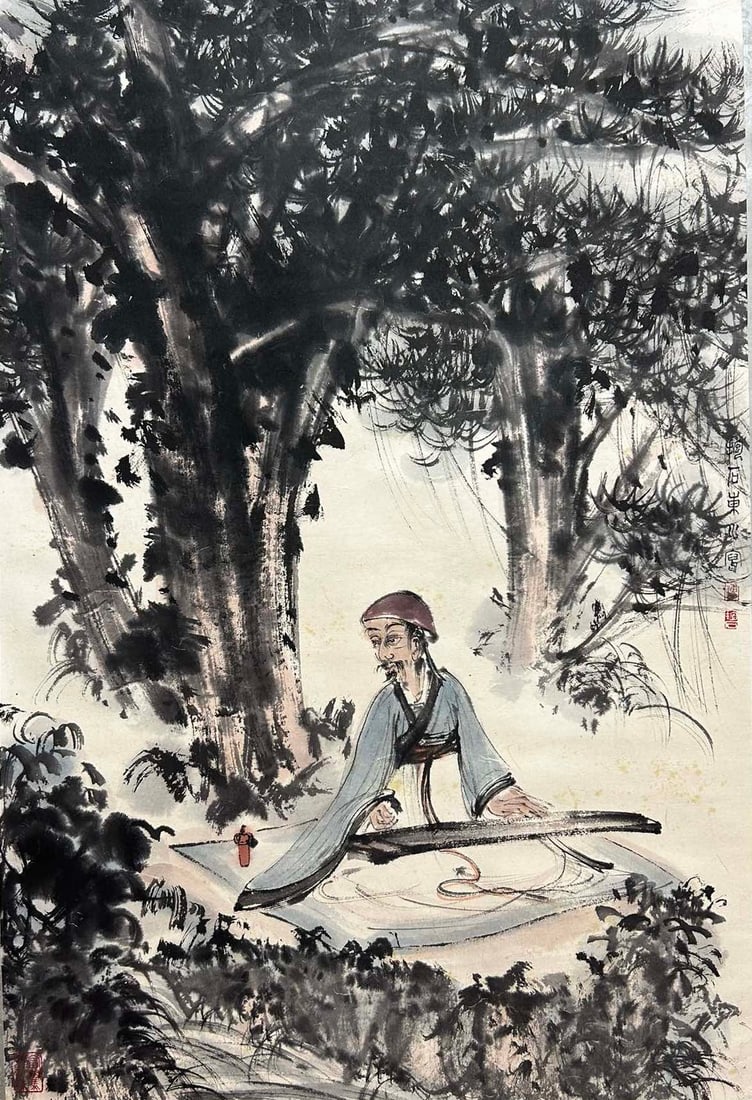FU BAOSHI (1904-1965), ATTRIBUTED TO, FIGURE (1 of 9)