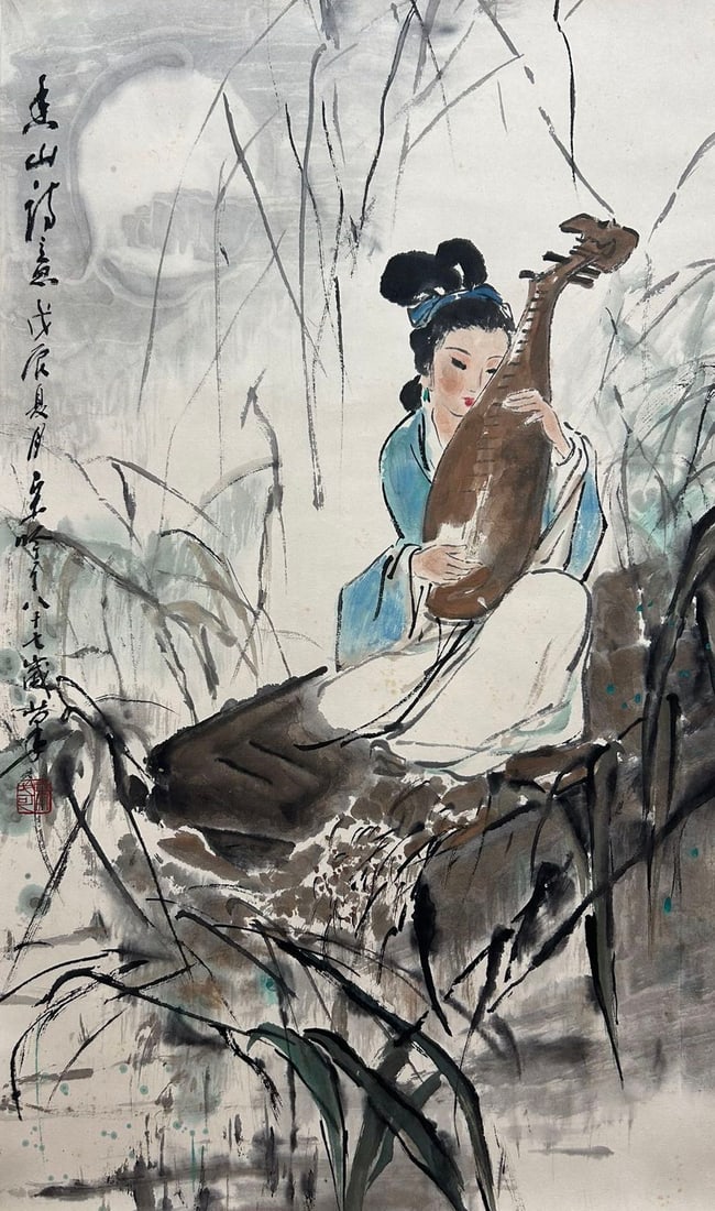 SONG YINKE (1902-1991), ATTRIBUTED TO, FIGURE (1 of 8)