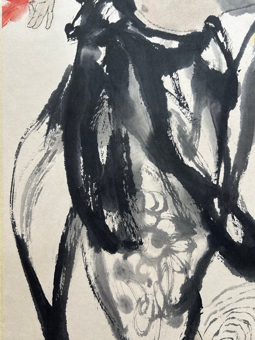 WANG MINGMING (B. 1952), ATTRIBUTED TO, FIGURE - 8