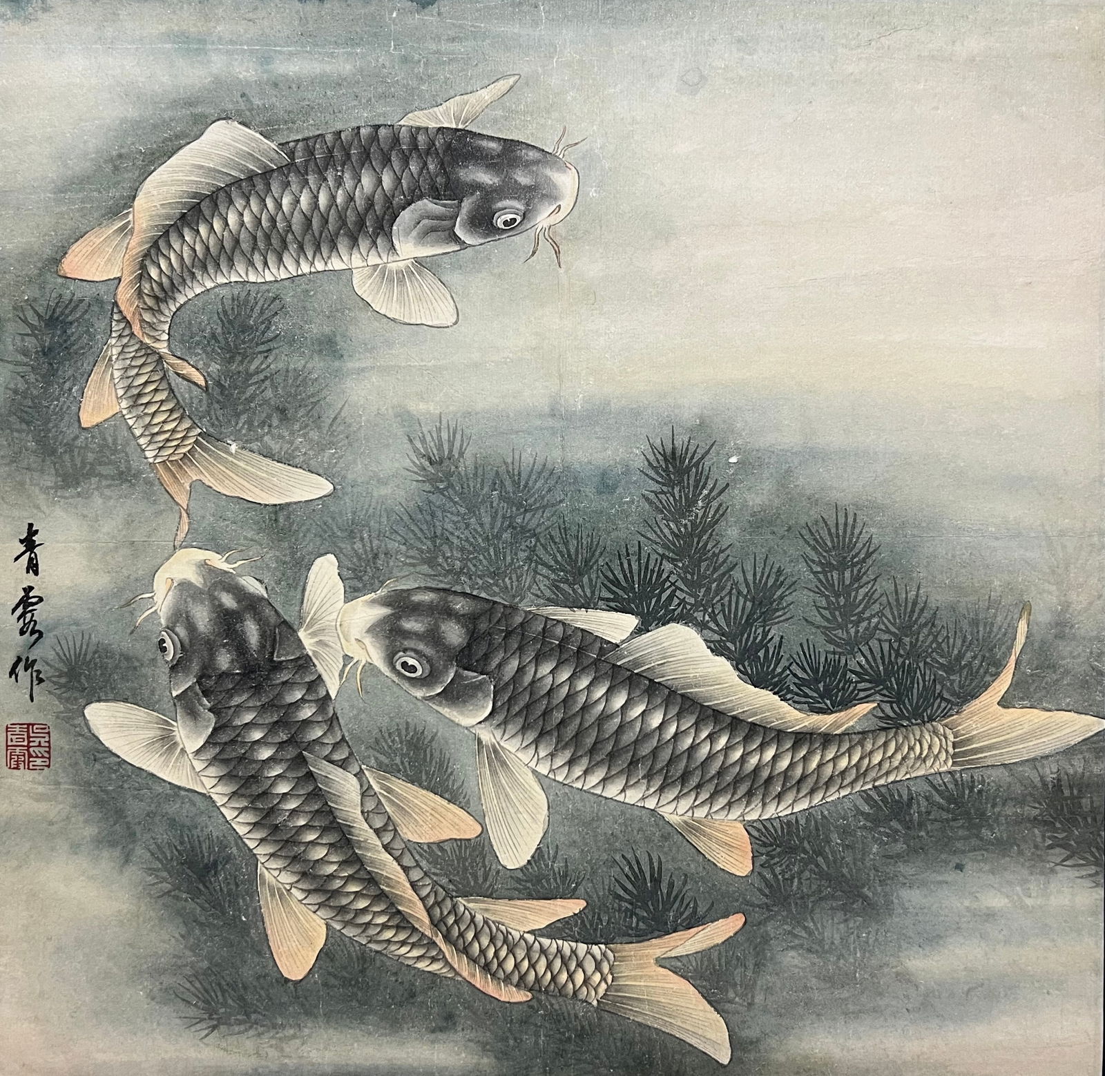 WU QINGXIA (1910-2008), ATTRIBUTED TO, FISH (1 of 8)