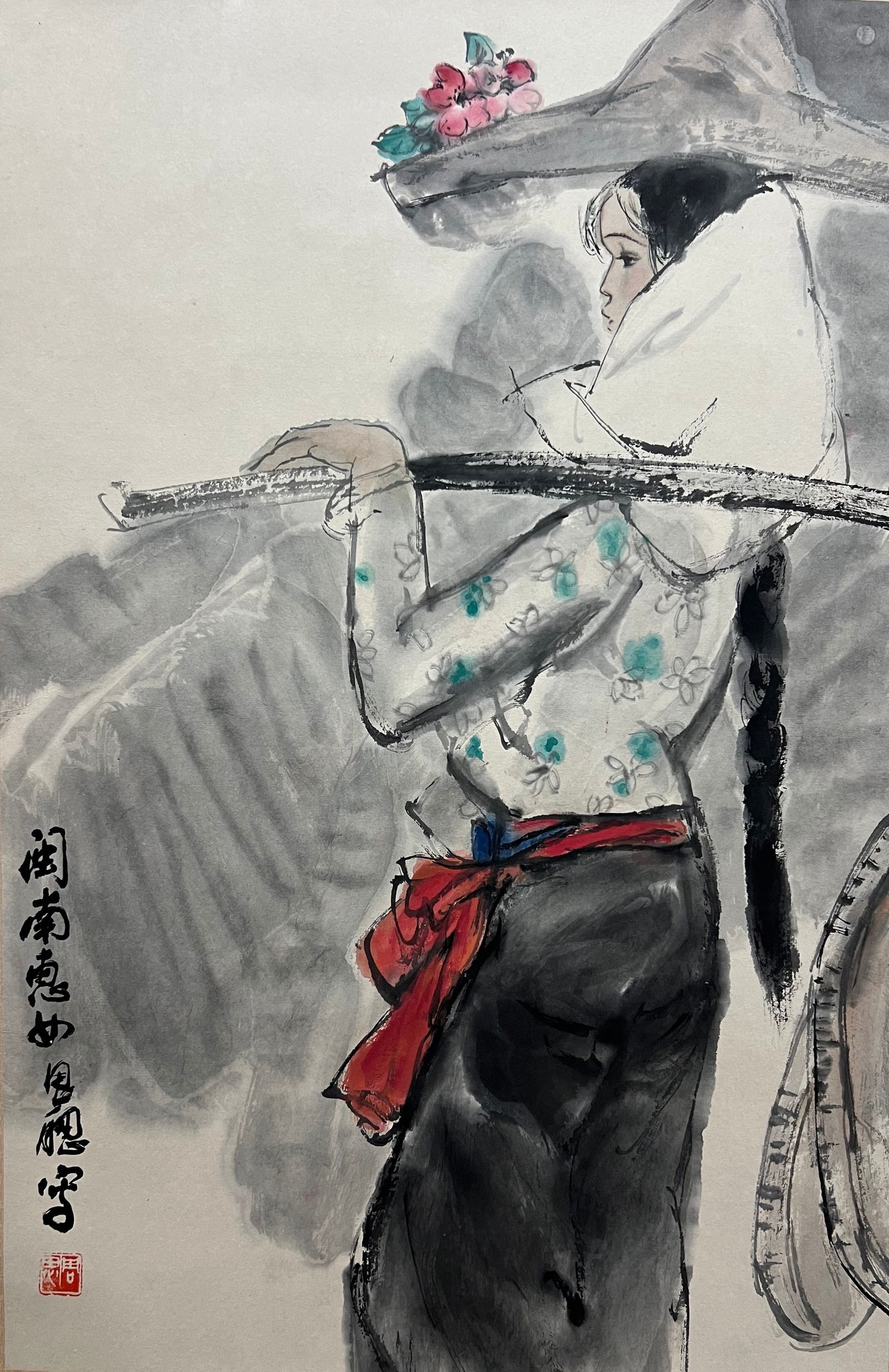ZHOU SICONG (1939-1996), ATTRIBUTED TO, FIGURE (1 of 8)